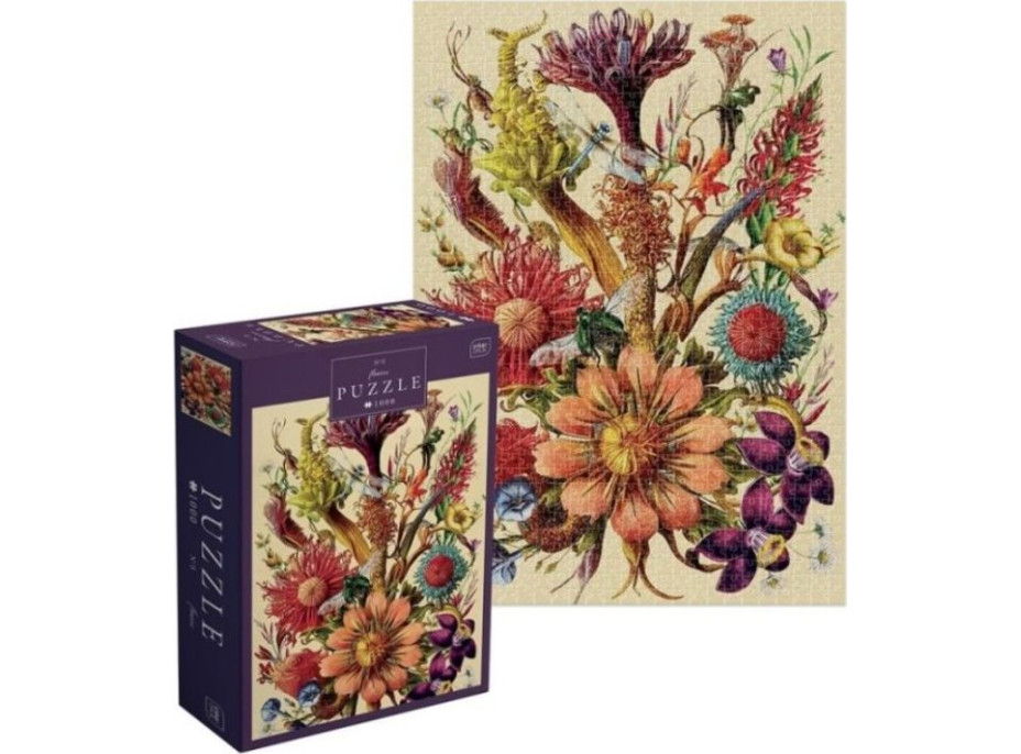 INTERDRUK Puzzle Flowers: Pohádková kytice 1000 dílků