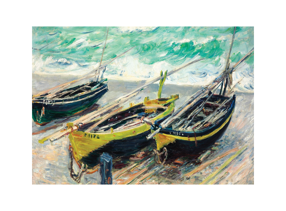INTERDRUK Puzzle Art: Tři rybářské lodě 1000 dílků