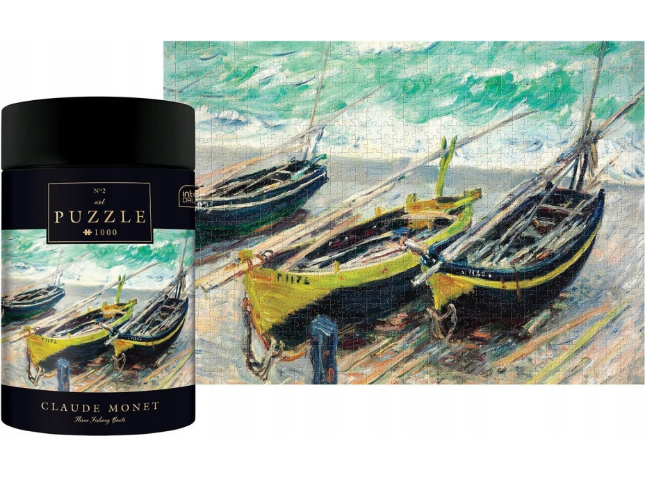 INTERDRUK Puzzle Art: Tři rybářské lodě 1000 dílků