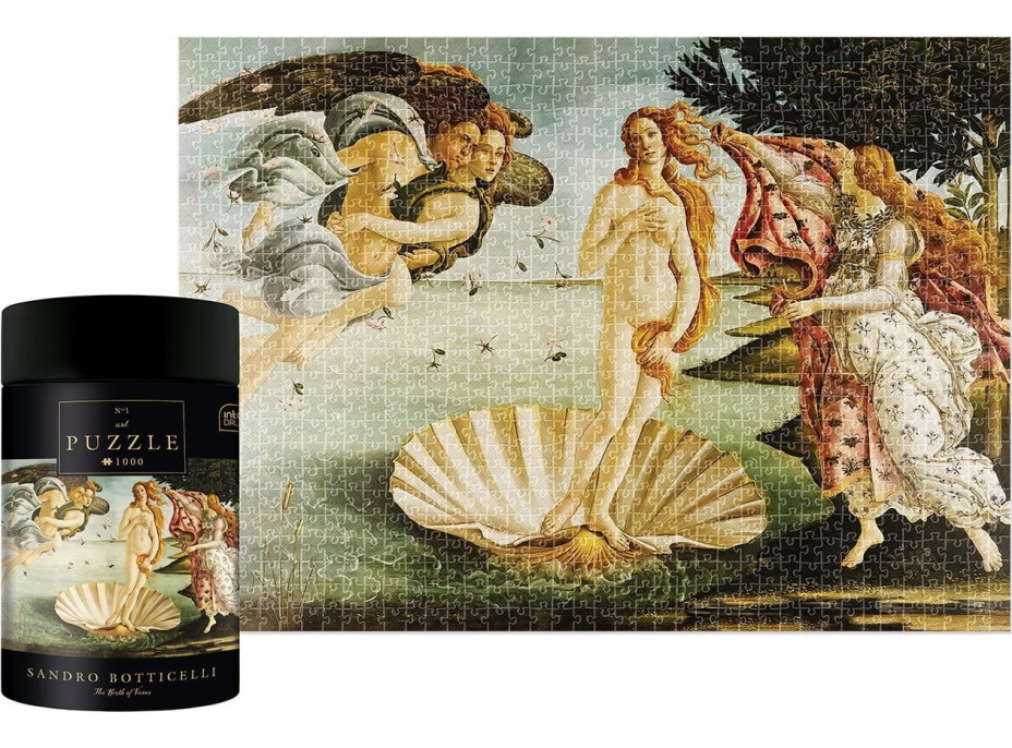 INTERDRUK Puzzle Art: Zrození Venuše 1000 dílků