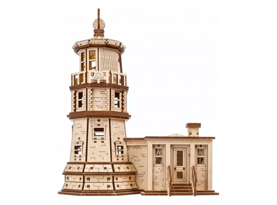 UGEARS Svítící 3D puzzle Maják Split Rock 295 dílků