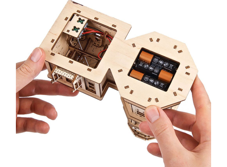 UGEARS Svítící 3D puzzle Maják Split Rock 295 dílků