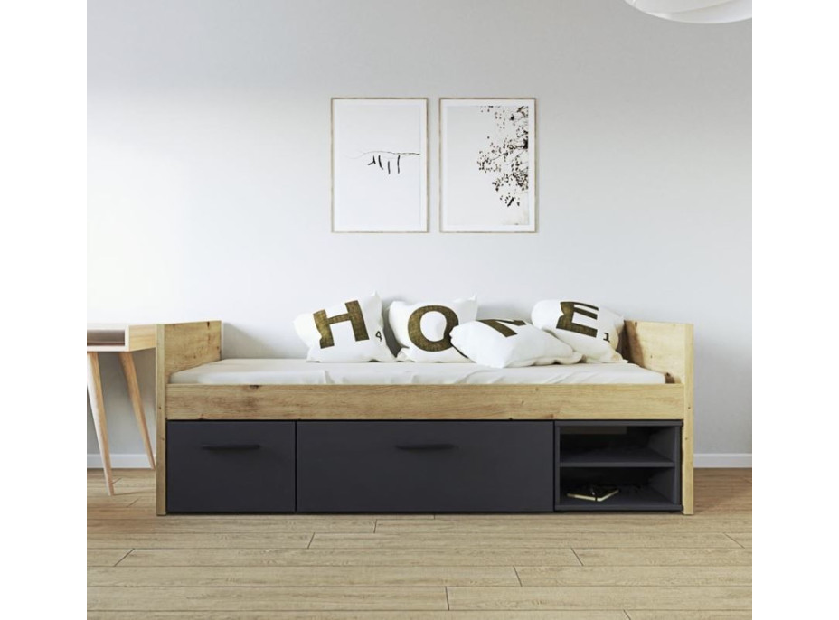 Šuplík VERSO 102 cm - antracitový