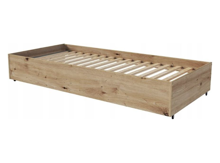 Výsuvná přistýlka se šuplíkem VERSO - dub artisan