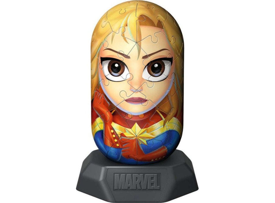 RAVENSBURGER 3D puzzle Hylkies: Marvel: Captain Marvel 54 dílků