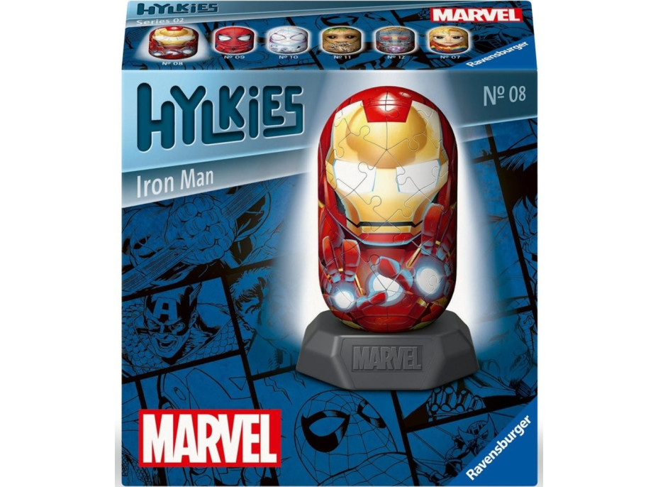 RAVENSBURGER 3D puzzle Hylkies: Marvel: Ironman 54 dílků