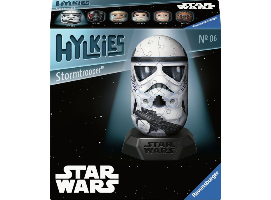 RAVENSBURGER 3D puzzle Hylkies: Star Wars: Stormtrooper 54 dílků