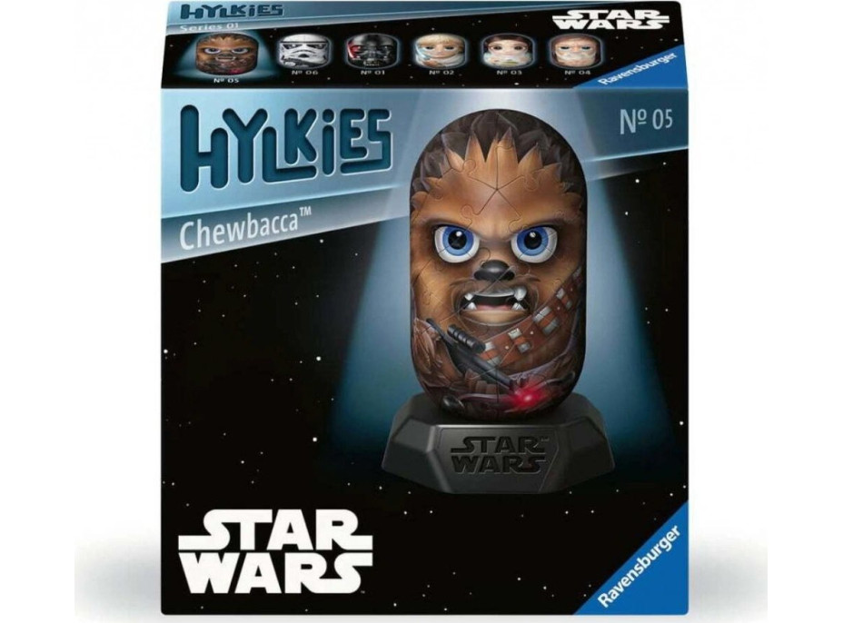 RAVENSBURGER 3D puzzle Hylkies: Star Wars: Chewbacca 54 dílků
