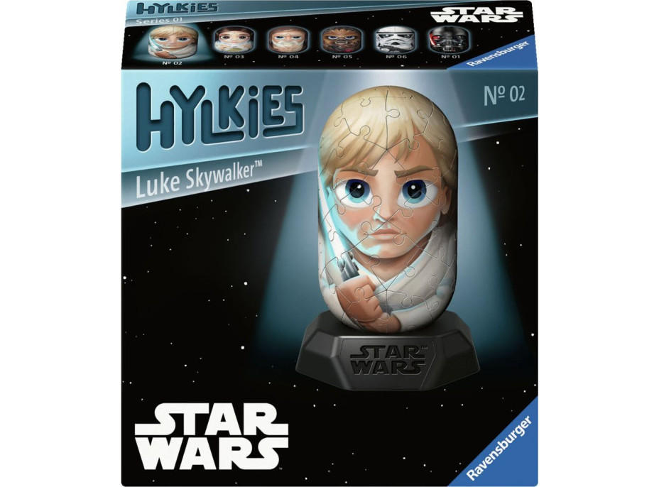 RAVENSBURGER 3D puzzle Hylkies: Star Wars: Luke Skywalker 54 dílků