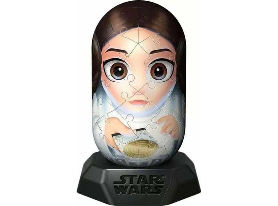 RAVENSBURGER 3D puzzle Hylkies: Star Wars: Princezna Leia 54 dílků