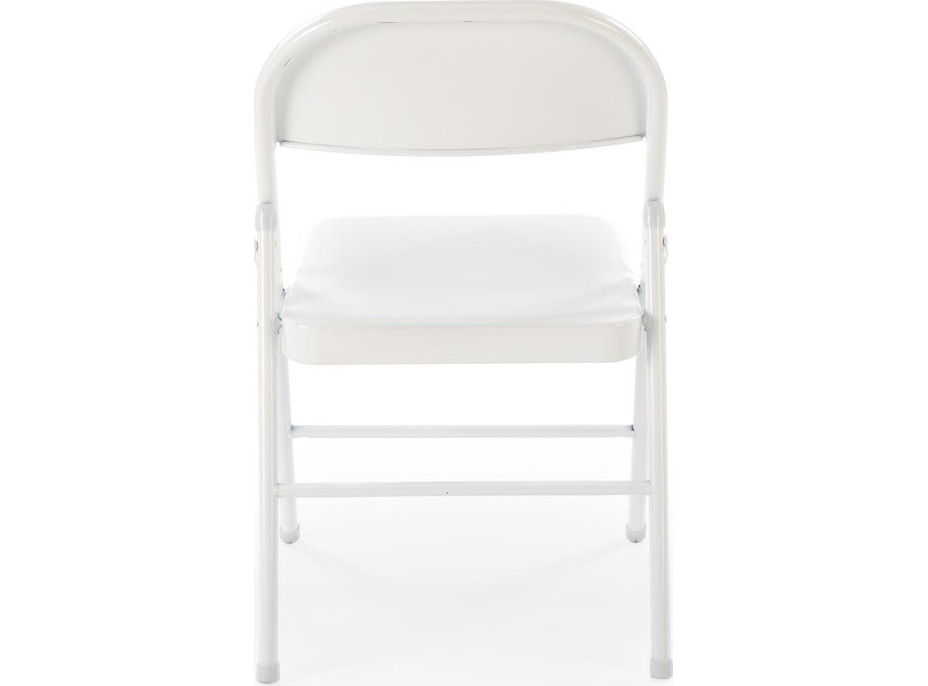 Skládací kovová židle KAISA - bílá