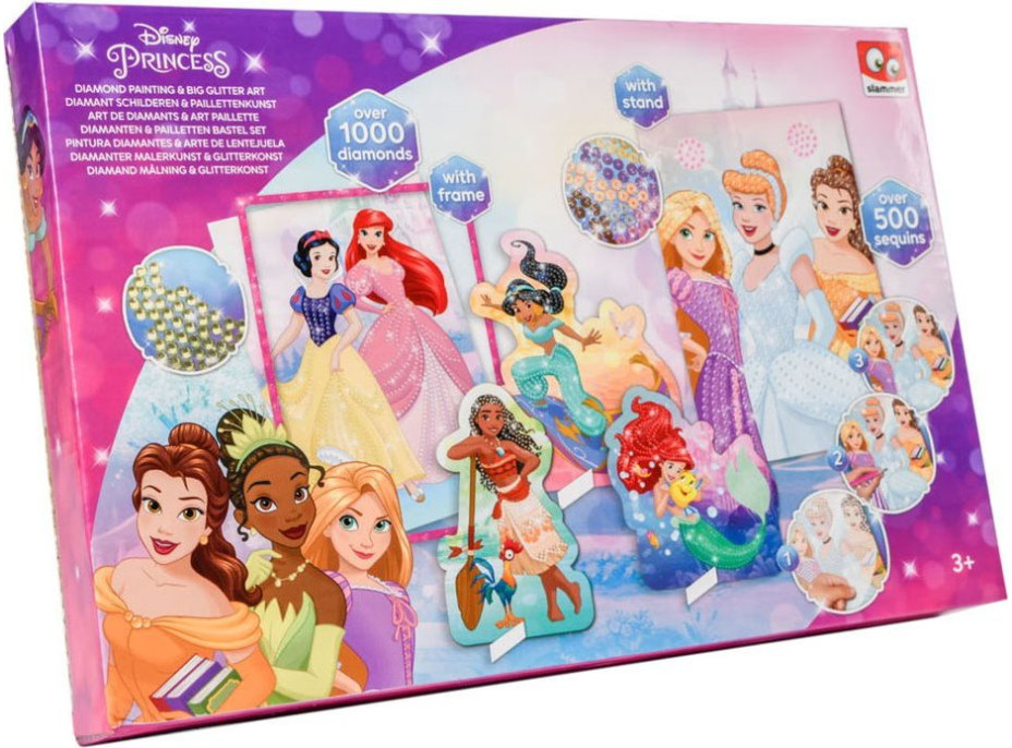 SLAMMER Diamantové malování Disney Princezny