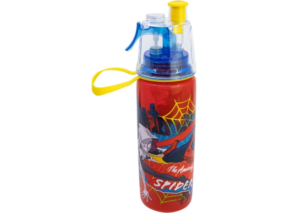 STOR Láhev na pití s rozprašovačem Spiderman 575 ml