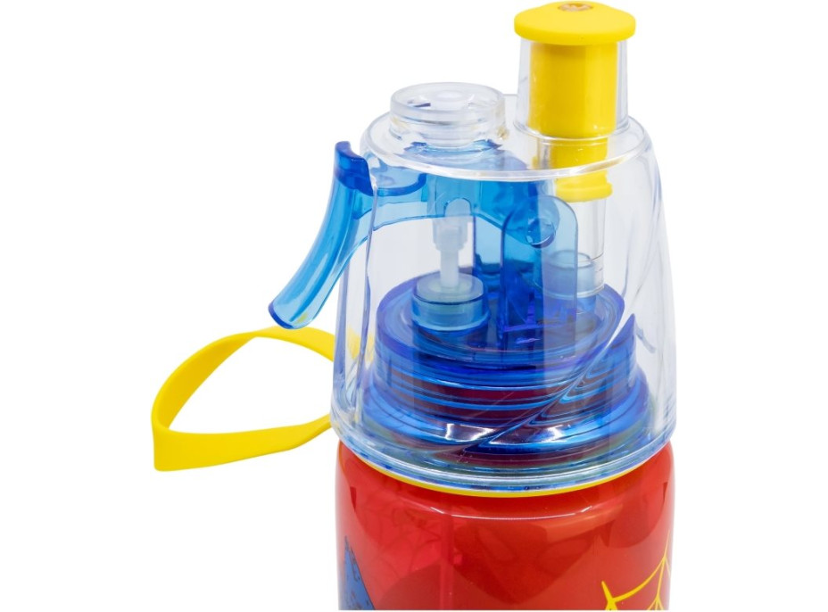 STOR Láhev na pití s rozprašovačem Spiderman 575 ml