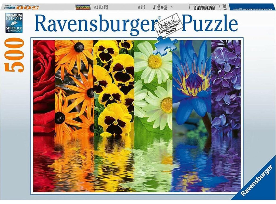 RAVENSBURGER Puzzle Květinové vzory 500 dílků