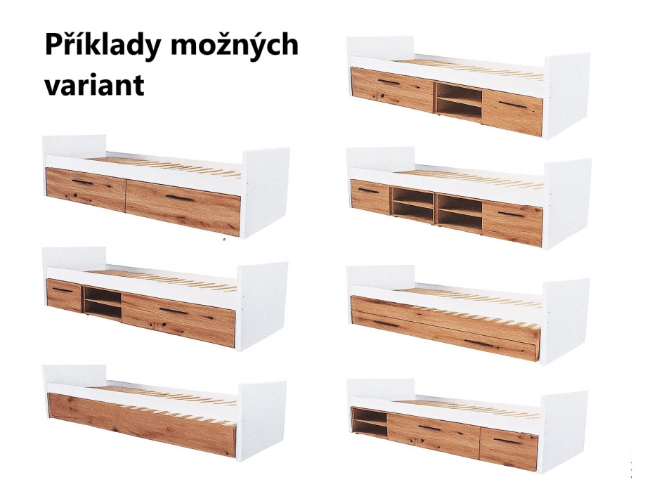 Šuplík VERSO 51 cm - bílý