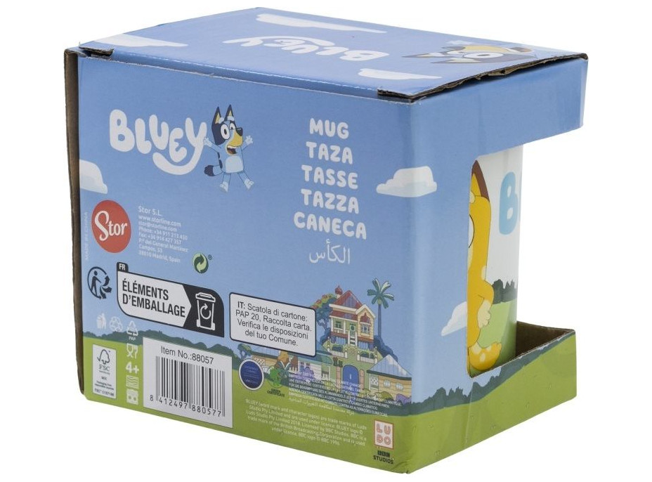STOR Hrneček keramický 325 ml Bluey
