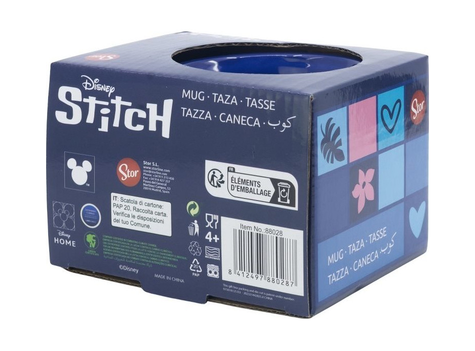 STOR Hrneček keramický 355 ml Stitch