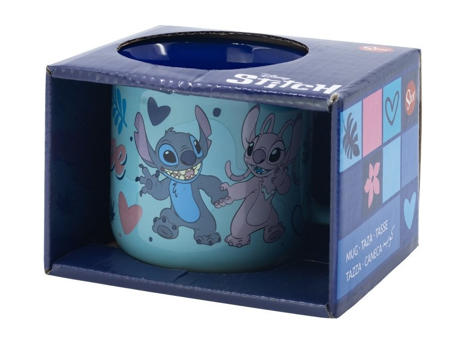STOR Hrneček keramický 355 ml Stitch
