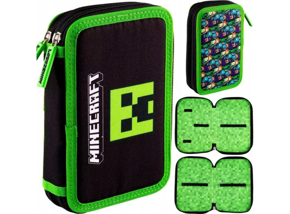 ASTRA Školní penál dvoupatrový Minecraft