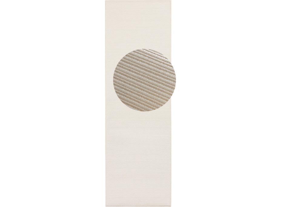 Běhoun Nature 103531 Cream White – na ven i na doma