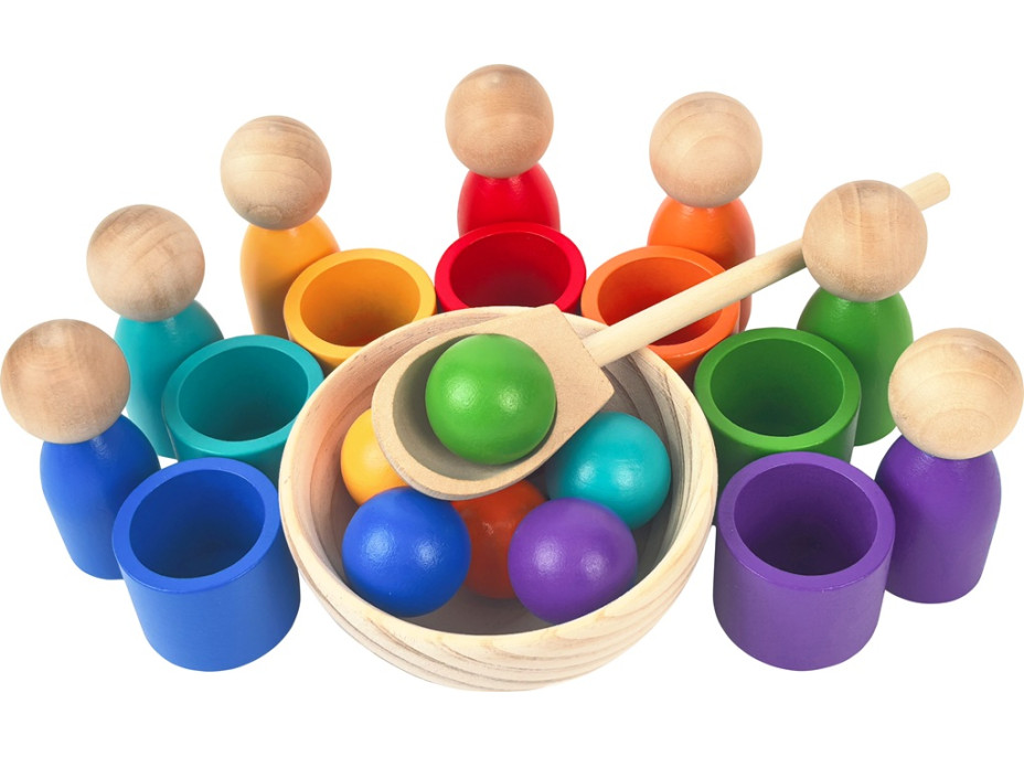 2Kids Toys Duhové panenky s míčky 7 barev