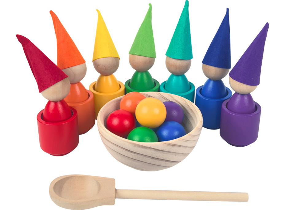 2Kids Toys Duhové panenky s míčky 7 barev