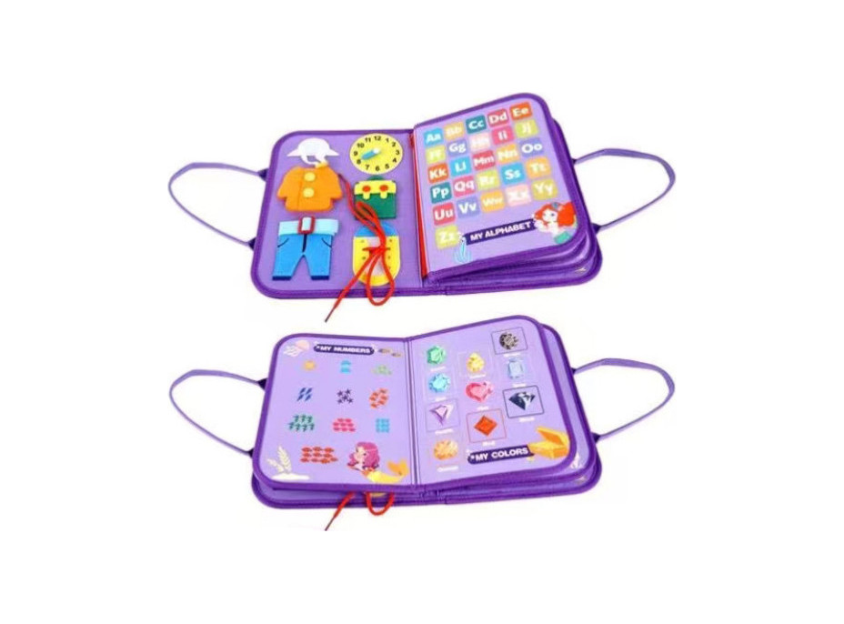 2Kids Toys Senzorická busy kniha Mořské panny