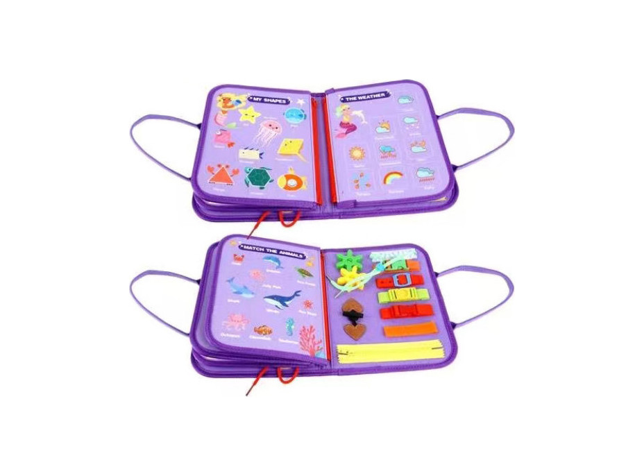 2Kids Toys Senzorická busy kniha Mořské panny