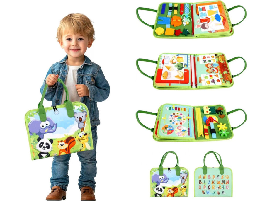 2Kids Toys Senzorická busy kniha Safari