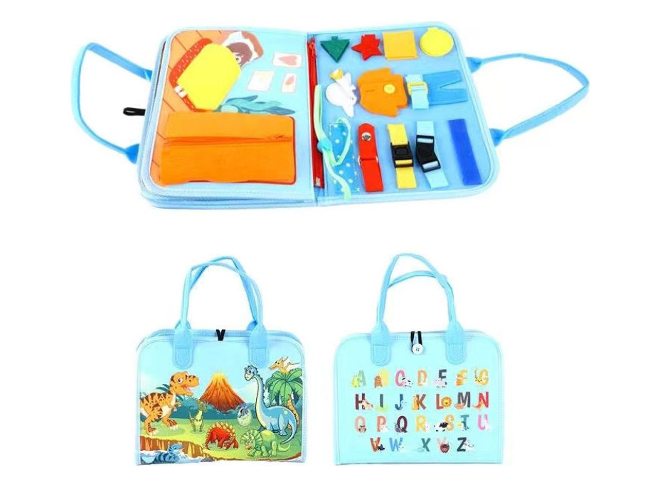 2Kids Toys Senzorická busy kniha Dinosauři 3