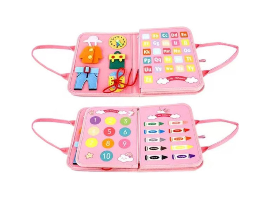 2Kids Toys Senzorická busy kniha Jedonorožec 3