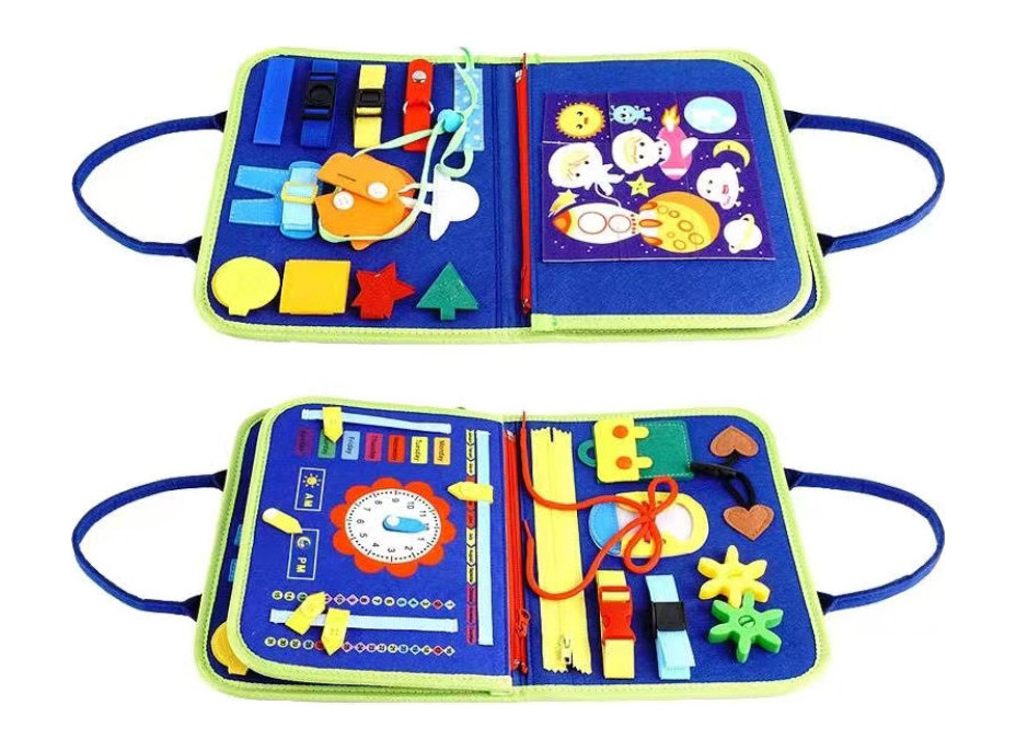 2Kids Toys Senzorická busy kniha Dinosauři 4