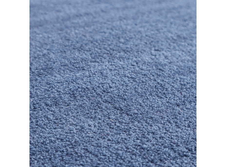 Ručně všívaný kusový koberec Asra wool modrá