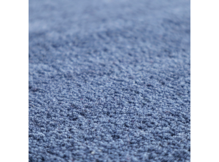 Ručně všívaný kusový koberec Asra wool modrá