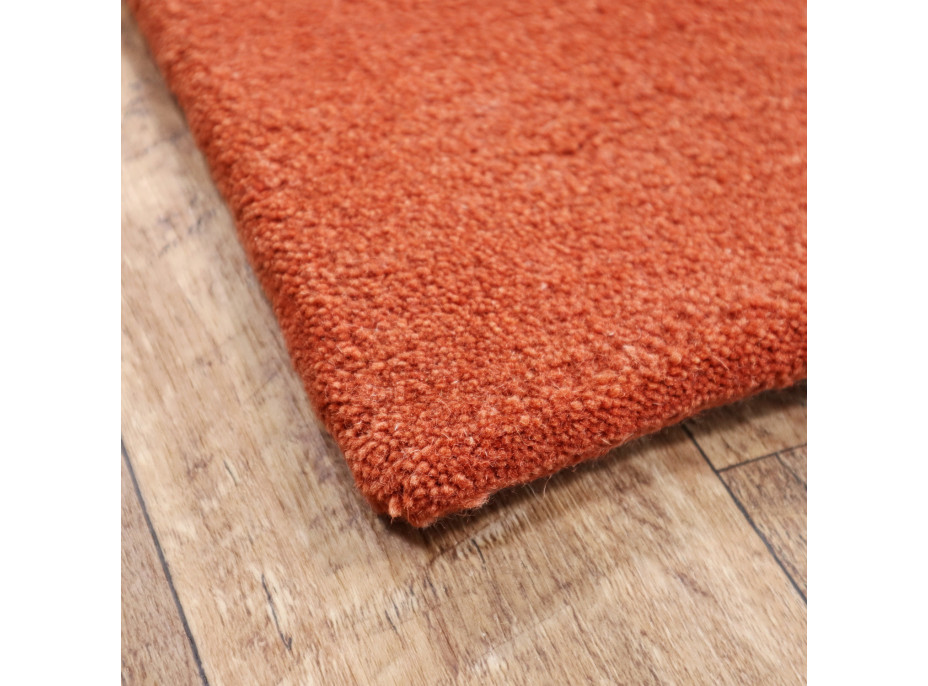 Ručně všívaný kusový koberec Asra wool orange