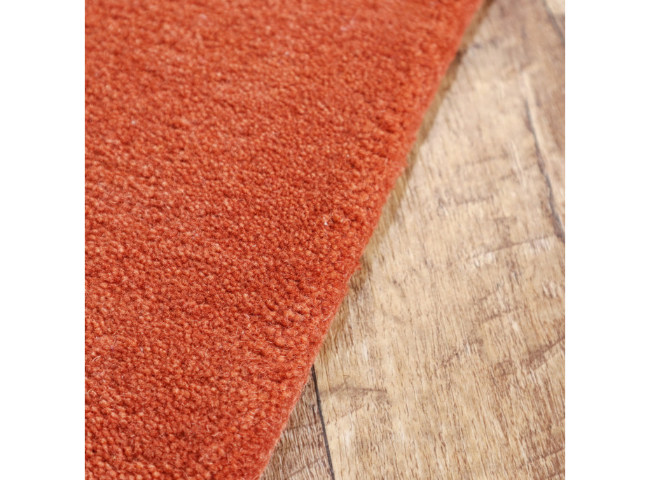 Ručně všívaný kusový koberec Asra wool orange
