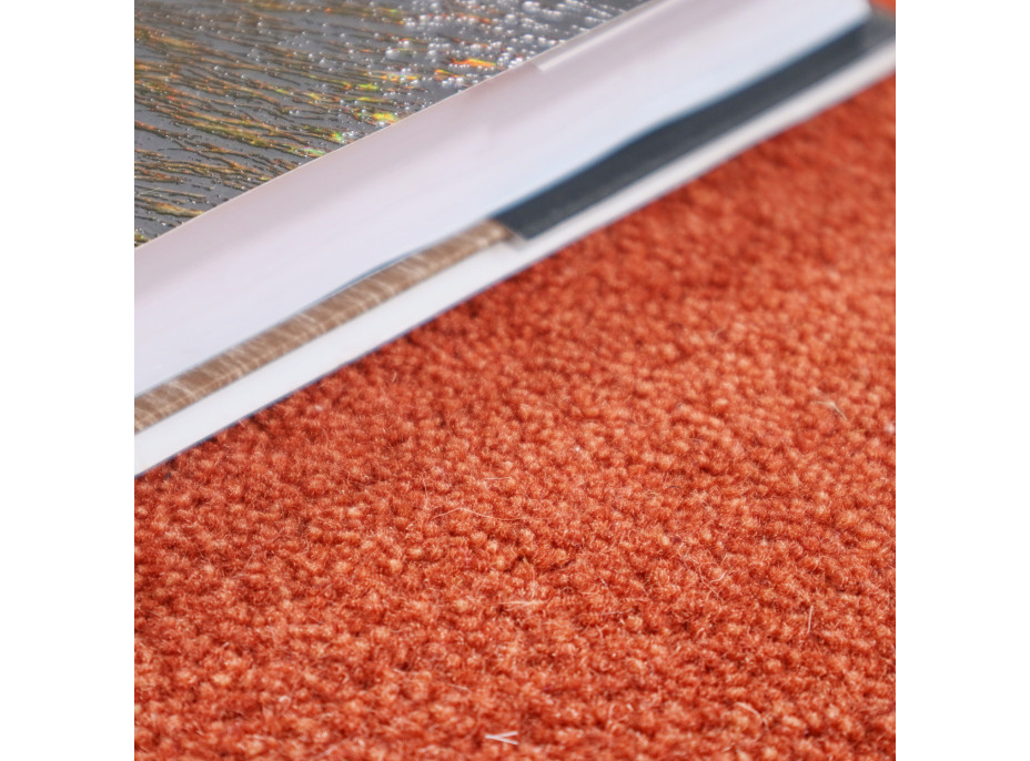 Ručně všívaný kusový koberec Asra wool orange