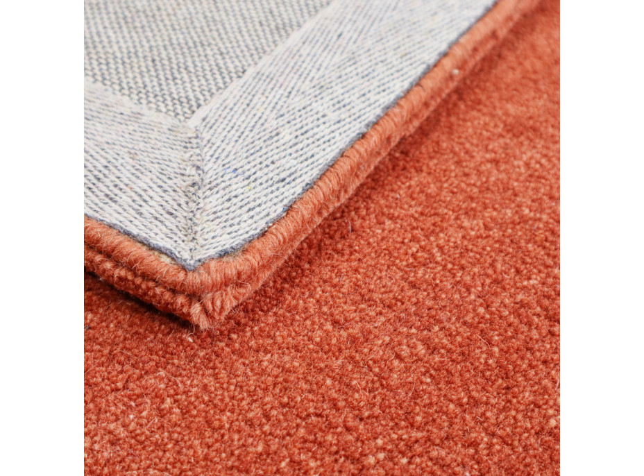 Ručně všívaný kusový koberec Asra wool orange