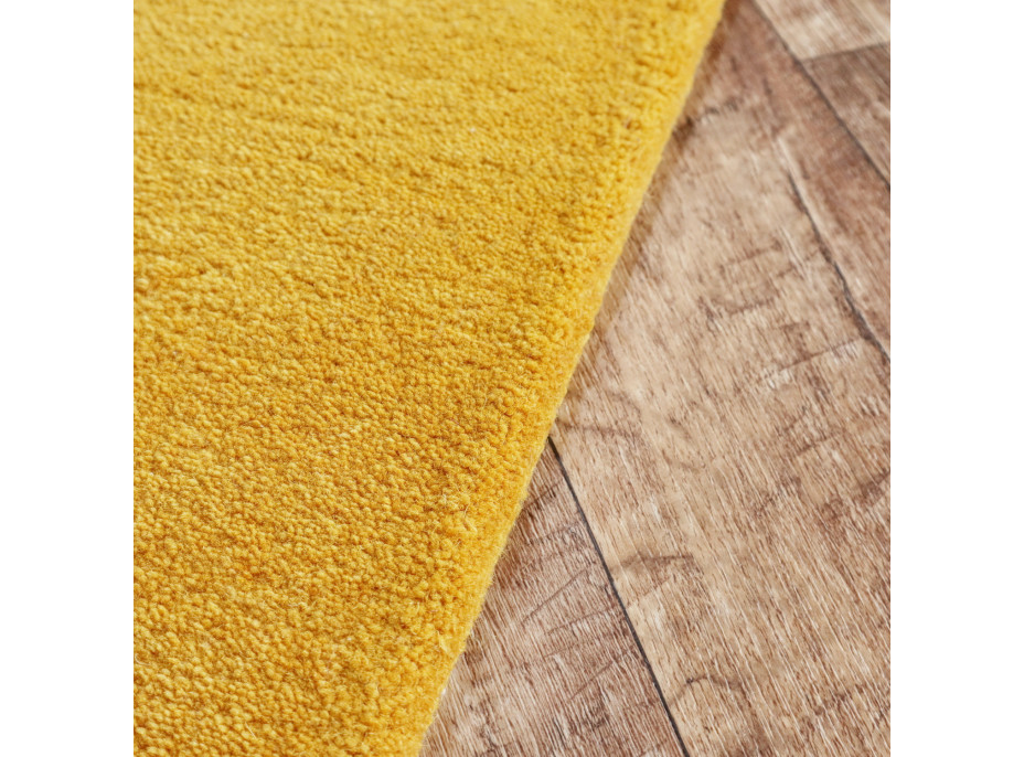 Ručně všívaný kusový koberec Asra wool gold