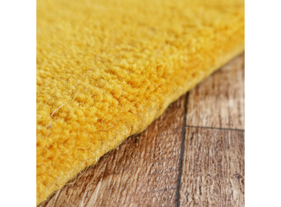 Ručně všívaný kusový koberec Asra wool gold