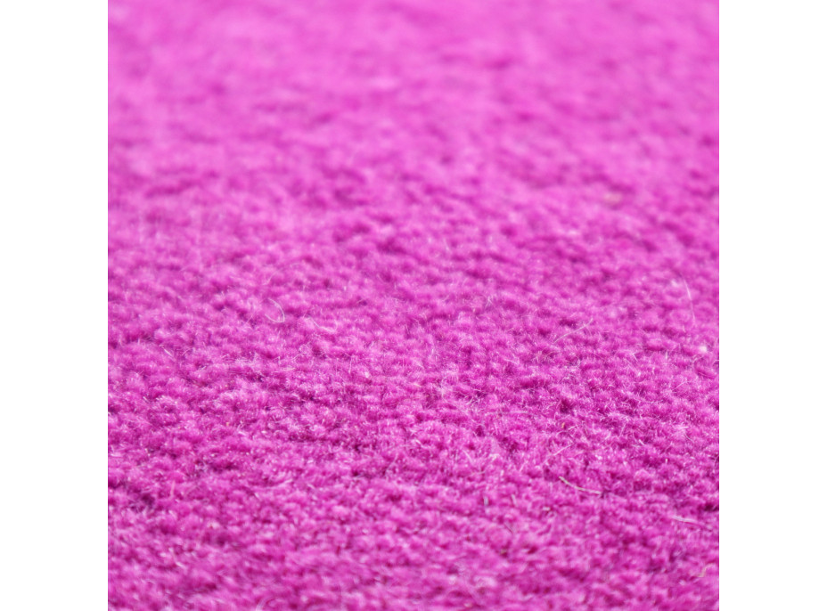 Ručně všívaný kusový koberec Asra wool lila