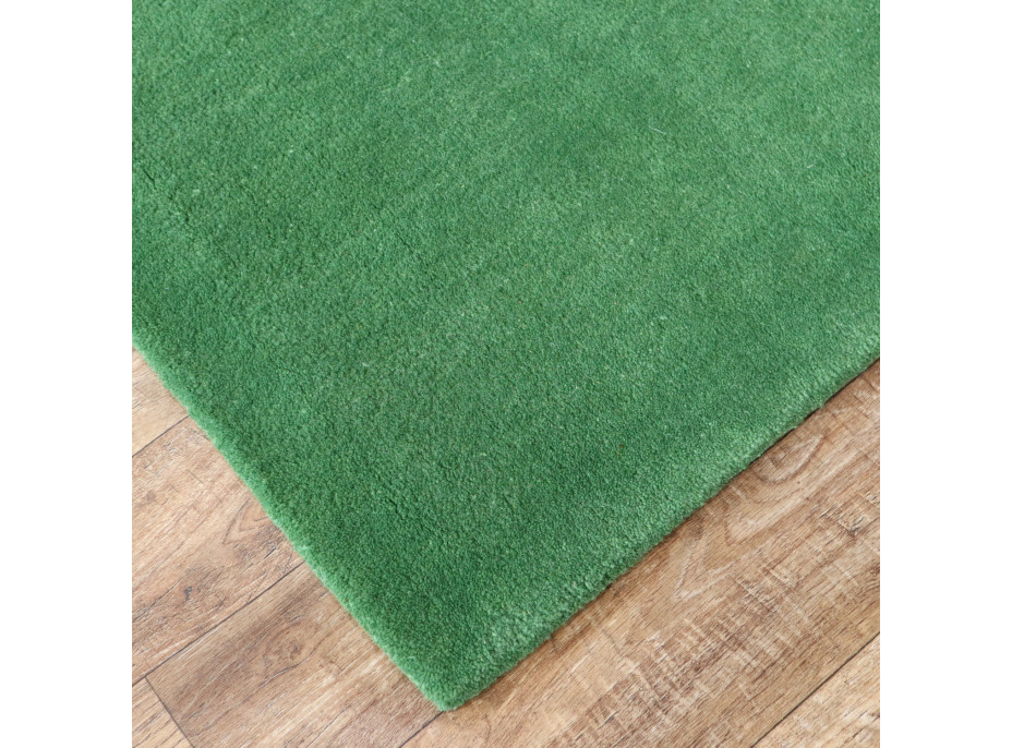 Ručně všívaný kusový koberec Asra wool sv. zelená