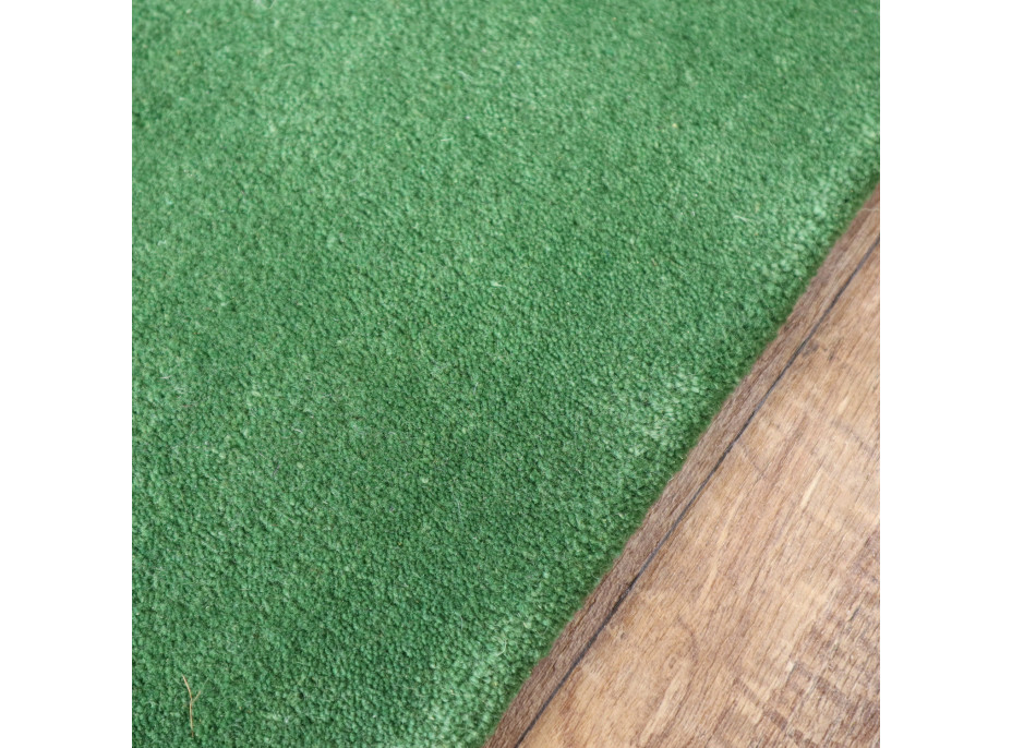 Ručně všívaný kusový koberec Asra wool sv. zelená