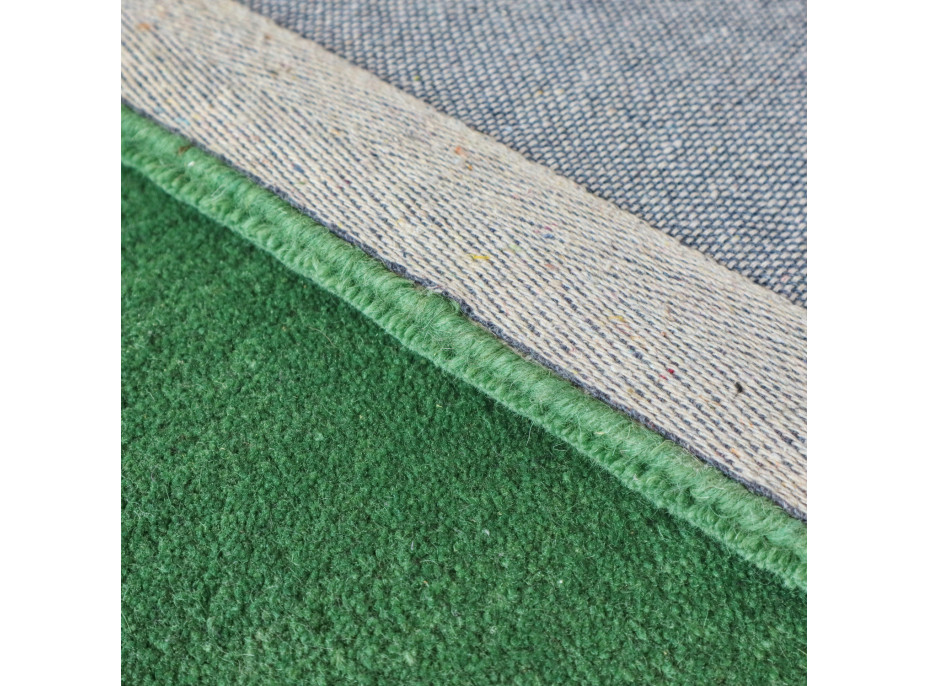 Ručně všívaný kusový koberec Asra wool sv. zelená