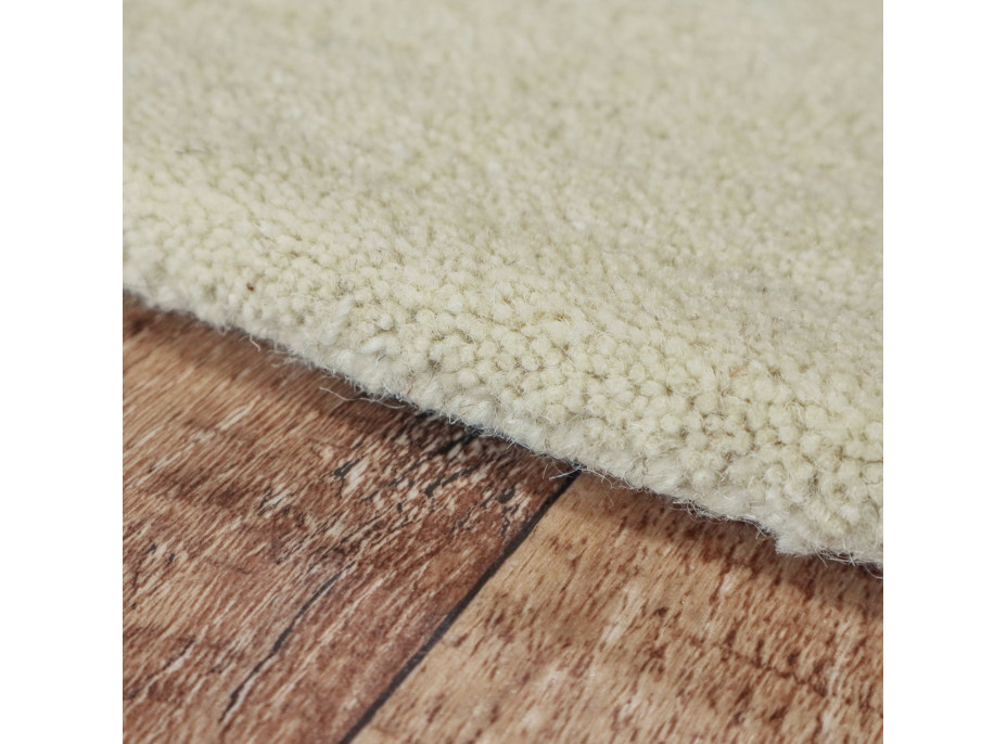 Ručně všívaný kusový koberec Asra wool cream