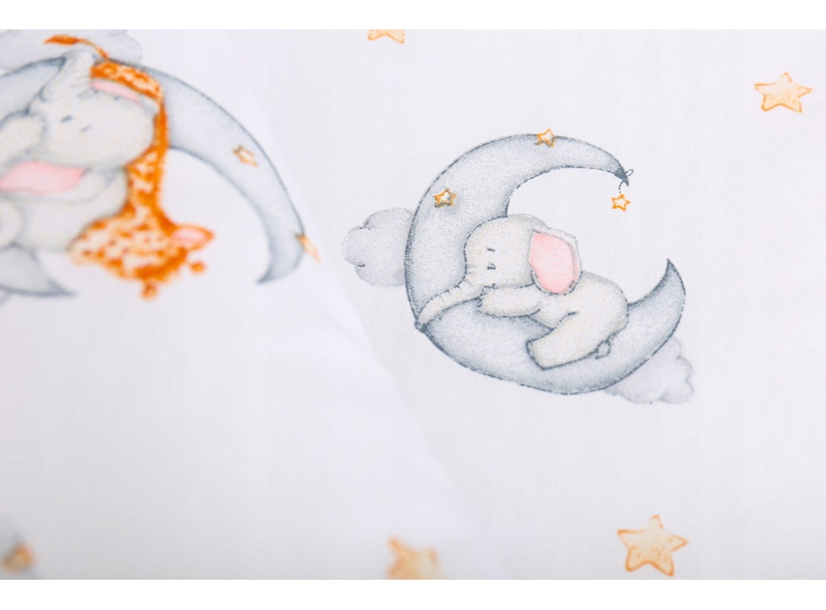 Dětské bavlněné povlečení do postýlky 120x90 cm BABYMAM PREMIUM - Sladké sny