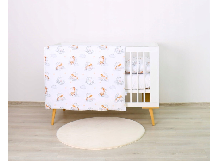 Dětské bavlněné povlečení do postýlky 120x90 cm BABYMAM PREMIUM - Sladké sny