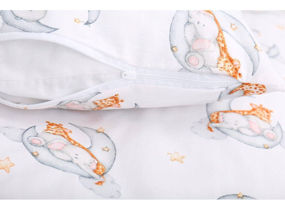 Dětské bavlněné povlečení do postýlky 120x90 cm BABYMAM PREMIUM - Sladké sny