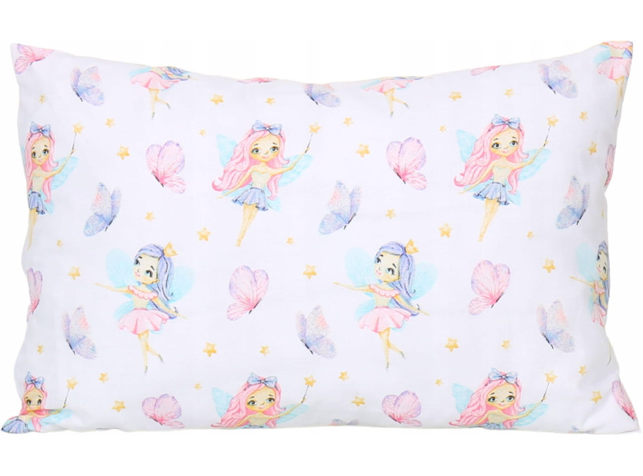 Dětské bavlněné povlečení do postýlky 135x100 cm BABYMAM PREMIUM - Víly